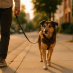 Rolige gåture med hunden: rutiner og udstyr